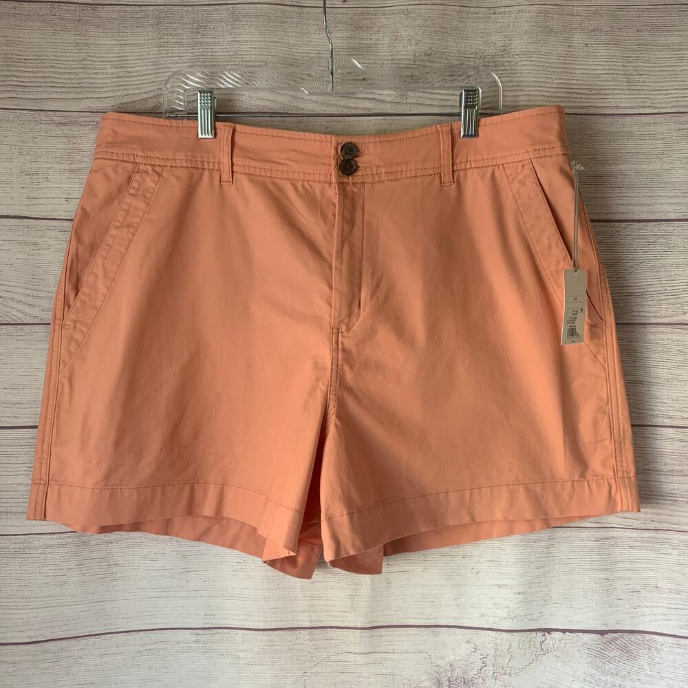 A New Day Peach Shorts Stretch Size 17